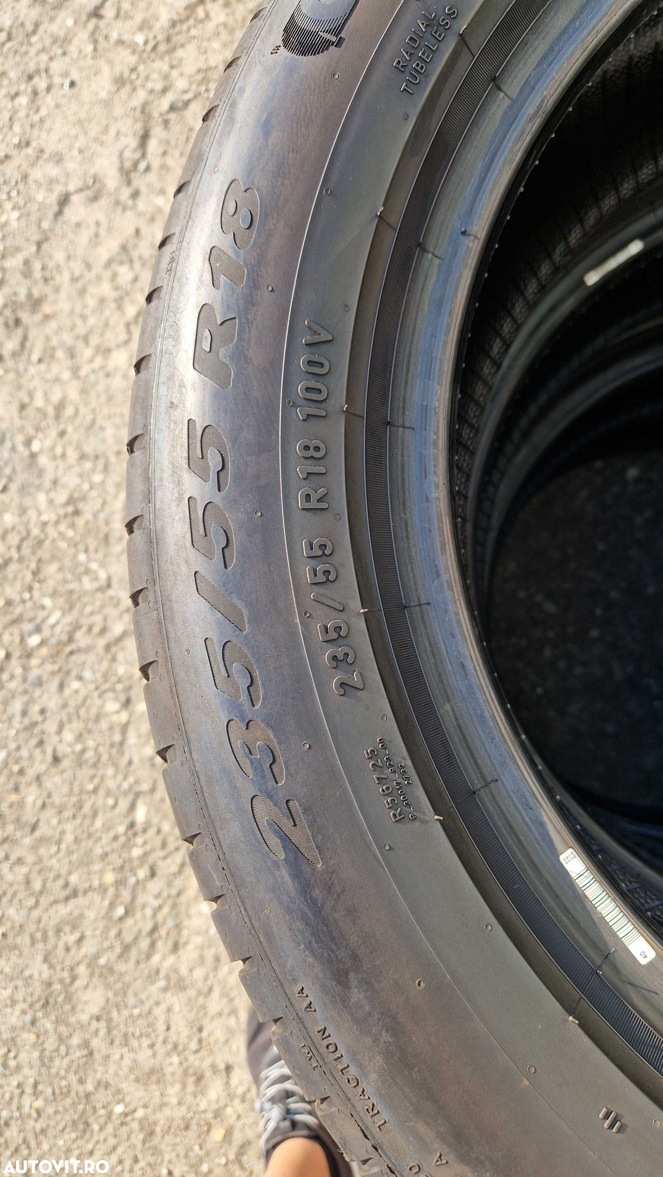 4x Anvelope vara Pirelli Scorpion 235/55 R18 100V profil~5mm DOT:3121 - 5