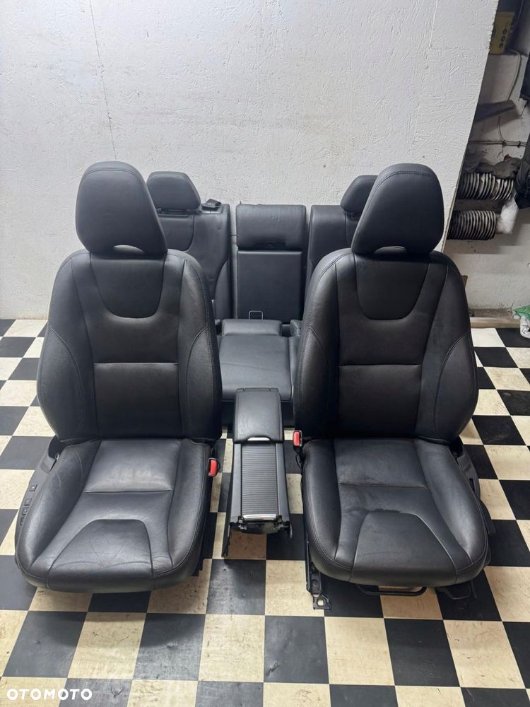 komplet foteli kanapa przód tył fotel volvo xc60 i 2008-2017 skóra - 3