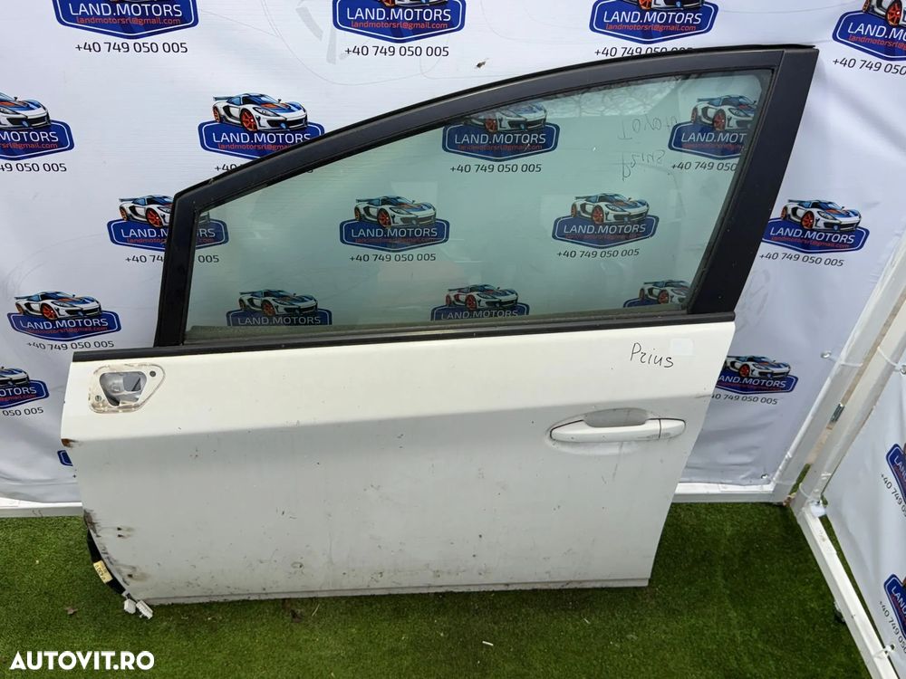USA PORTIERA FATA STANGA TOYOTA PRIUS 2012 HYBRID 1.8 BENZINA COD OEM 6711247030 / 6700247070 / HATCHBACK 2009-2015 - 2