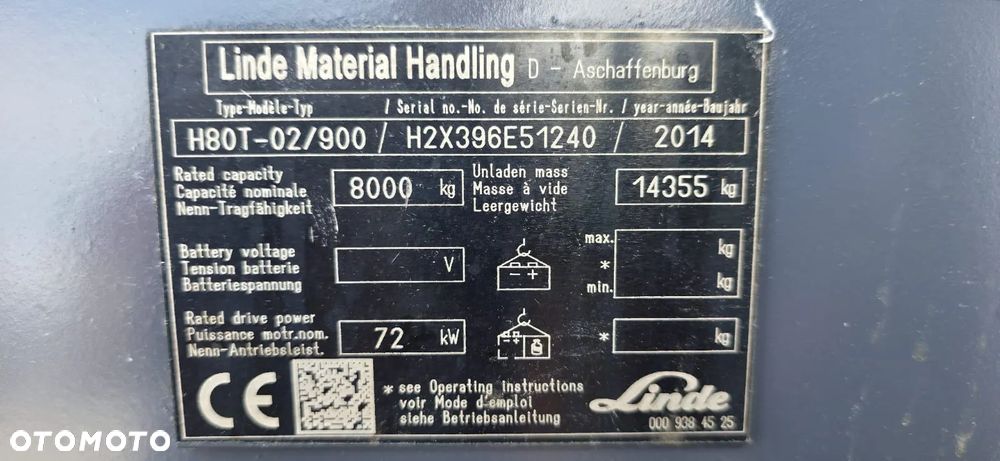 Linde H80T-02/900 TRIPLEX - 34