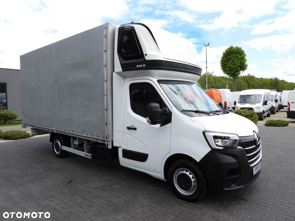 Renault MASTER PLANDEKA 10 PALET WEBASTO TEMPOMAT NAWIGACJA LEDY PNEUMATYKA KLIMATYZACJA  165KM - 5