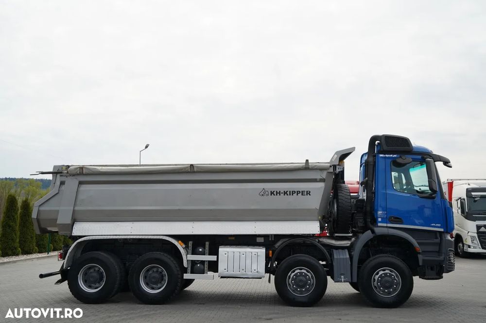 Mercedes-Benz AROCS 4145 / 8X8 / WYWROTKA TYLNOZSYPOWA / KH-KIPPER 6 M / AUTOMAT / EURO 6 - 12