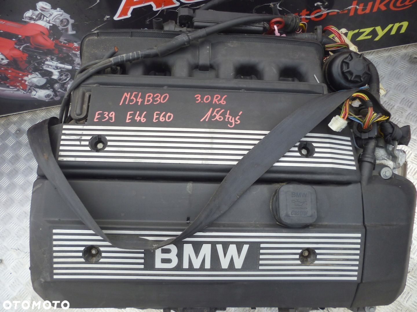 SILNIK KOMPLETNY SWAP BMW E46 E39 3.0 R6 M54B30 156 TYS - 2