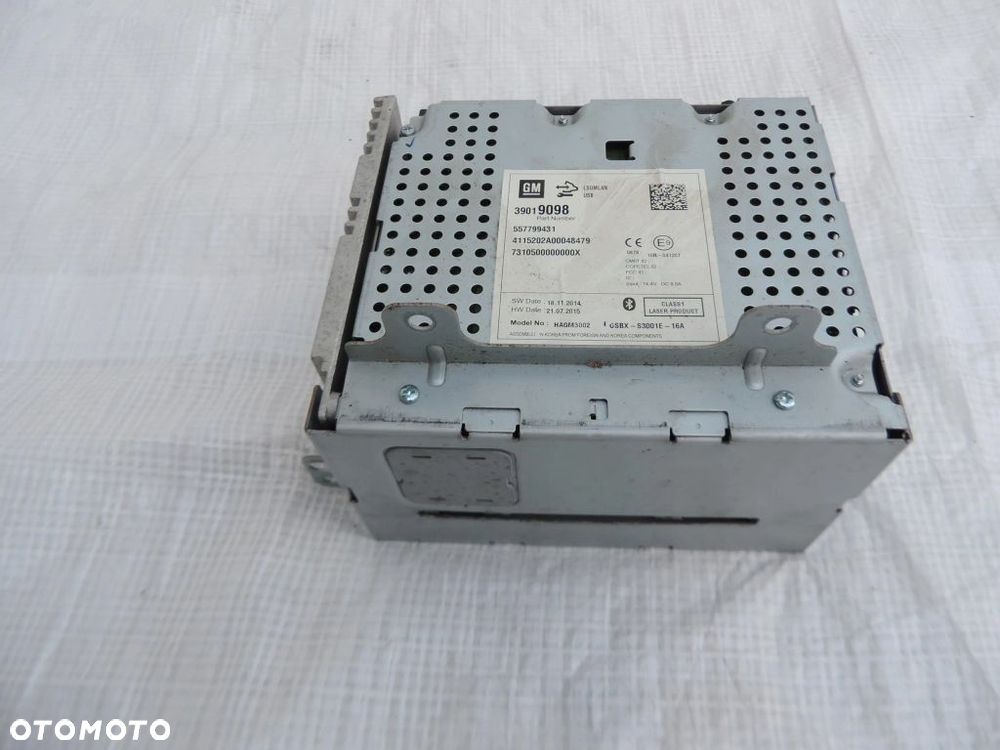 OPEL ZAFIRA C RADIO CD 400 PLUS 39019098 13474072 - 5