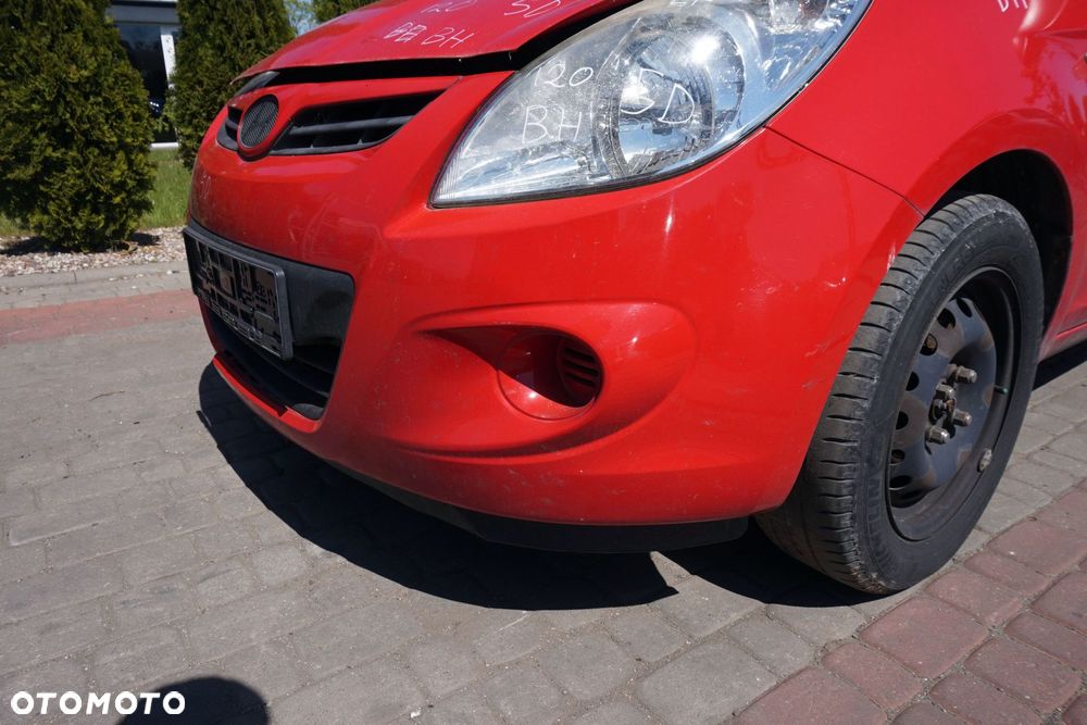 MASKA ZDERZAK BŁOTNIKI LAMPY I20 I BH  HYUNDAI 2008-2012 CZERWONY PRZÓD KOMPLETNY - 8