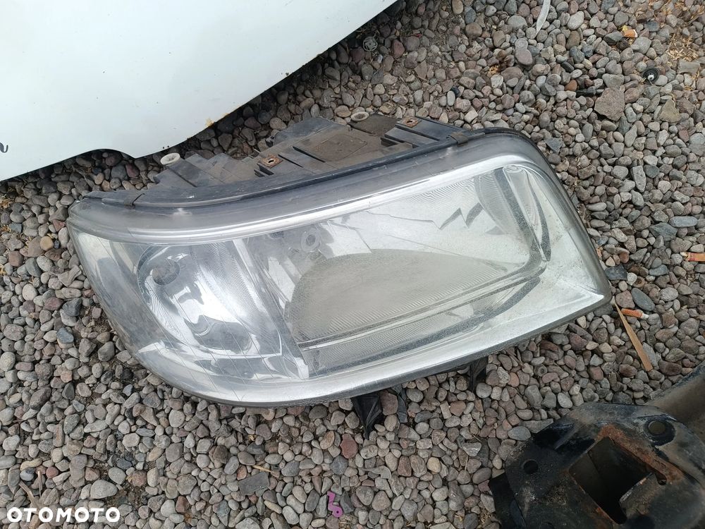 VW T5 2008R KOMPLETNY PRZÓD BIAŁY ZDERZAK LAMPY PAS CZOŁOWY BŁOTNIK MASKA - 3