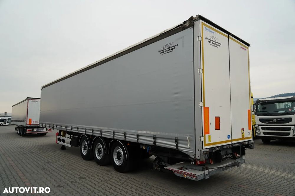 Fruehauf CORTINĂ / STANDARD / LIFT / BALCĂ PODEA PUTERNICĂ / AXĂ RIDICATĂ - 5