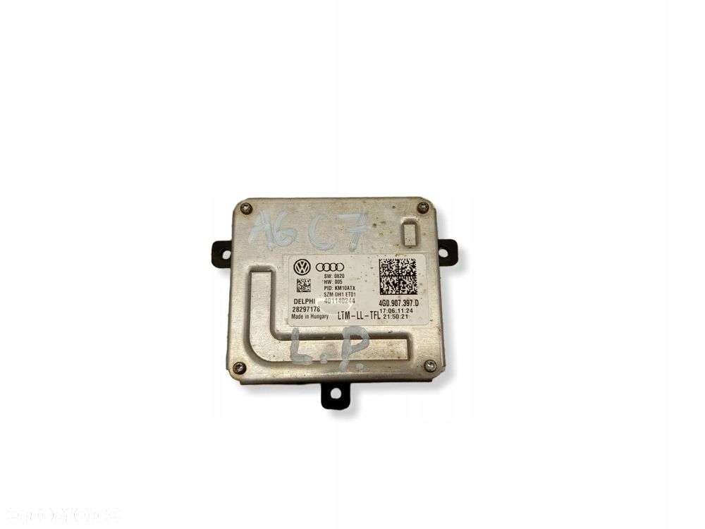 Przetwornica Moduł Lampy XENON LED Audi A6 S6 C7 4G 4G0907397D - 1