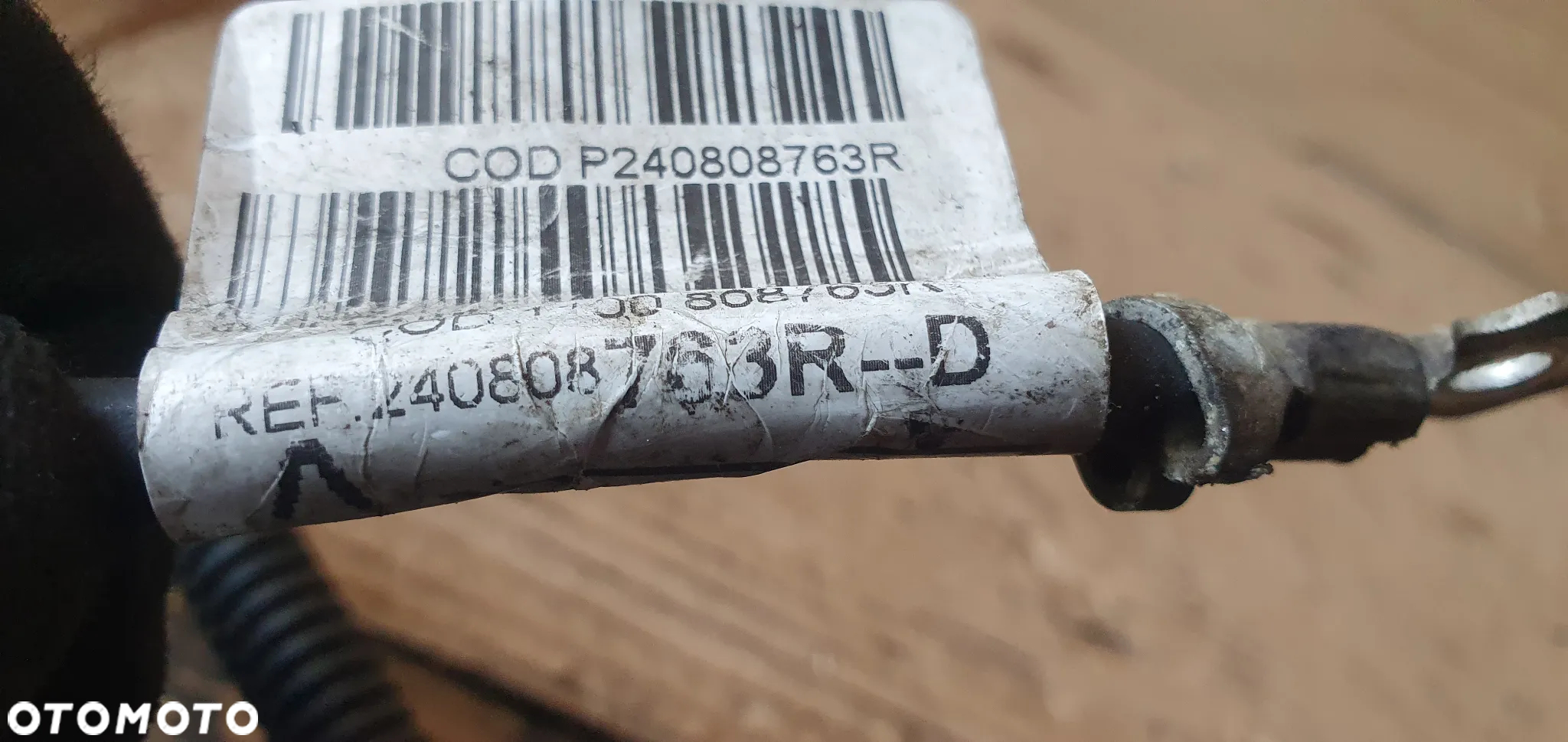 Klema minusowa akumulatora bezpiecznik Dacia Logan II 250825784R 240808763R - 11