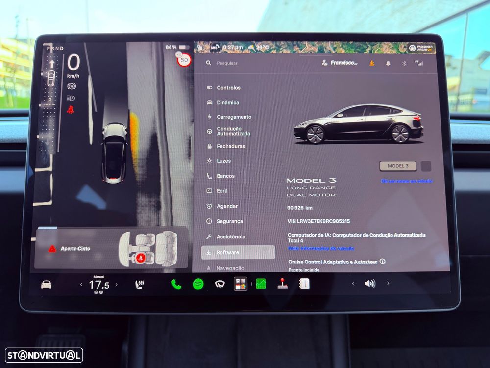 Tesla Model 3 Long Range Tração Integral Premium - 24