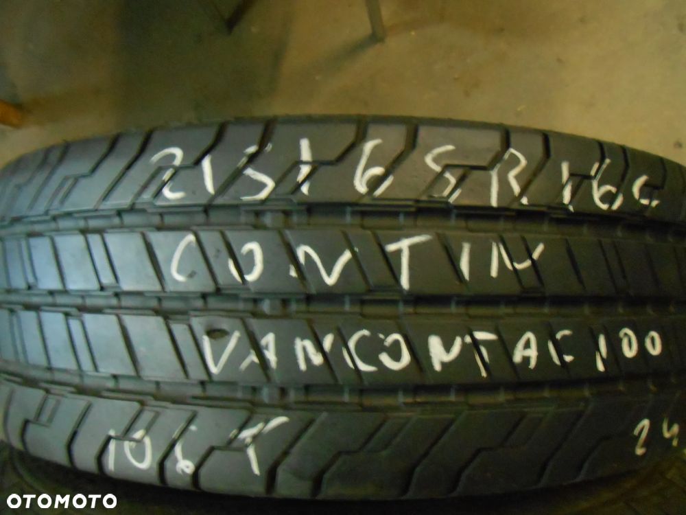 OPONY 215/65R16C CONTINENTAL CONTI VAN CONTACT 100 DOT 2521 10MM - 3