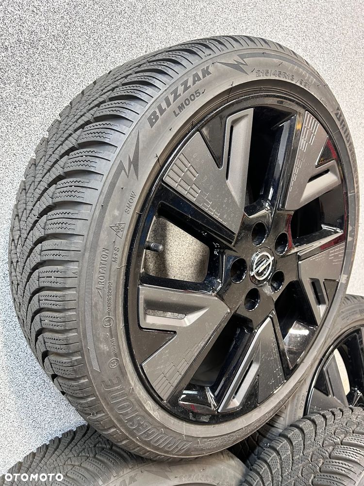 4 KOŁA ZIMOWE OPEL ASTRA L 18'' BRIDGESTONE 215/45/18  93V ,7,5J ET44  GM: 01021C 09 , 9850014180 - 11