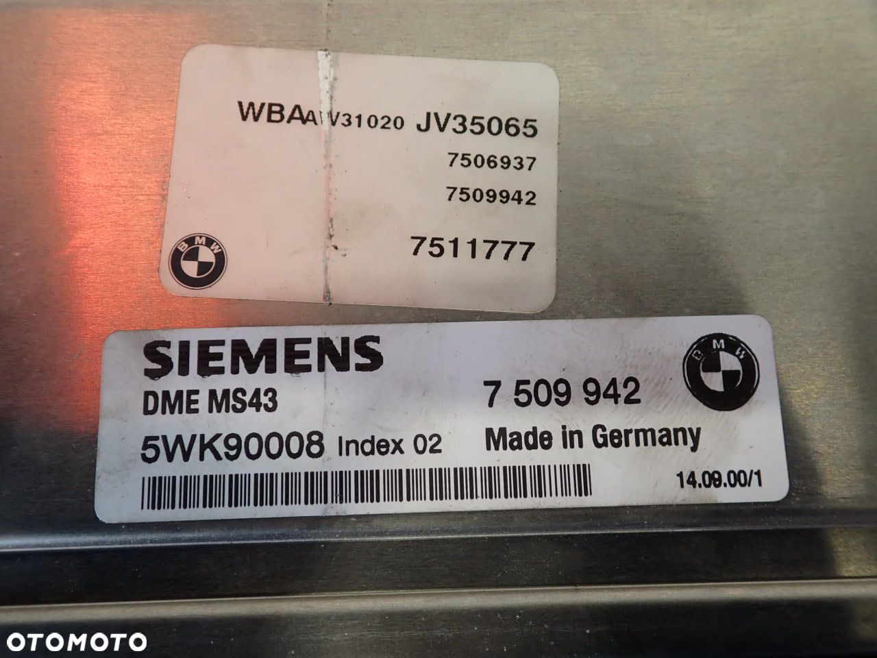 KOMPUTER SILNIKA BMW E46 TOURING 7509942 - 4