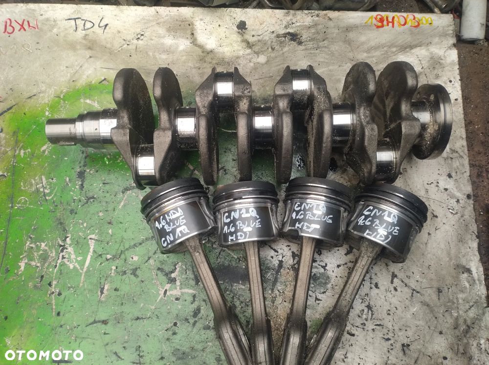FORD CITROEN PEUGEOT VOLVO 1,6 E-HDI  wal korbowy tłok korbowód CN1Q - 1