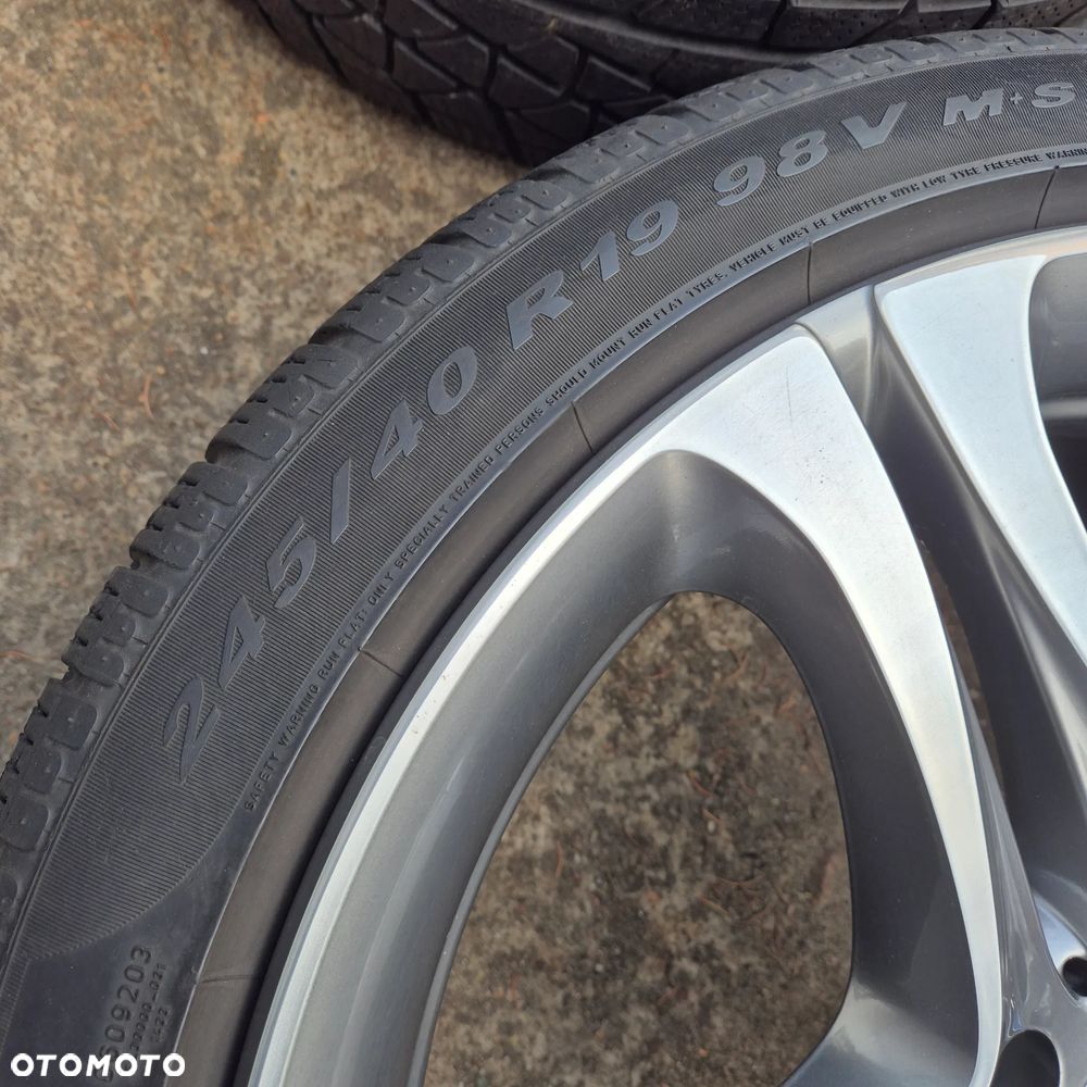 ZIMA KOŁA ORYGINAŁ BMW 5 F10 F11 6 E63 E64 F12 F13 F34 367 245/40 275/35R19 - 9