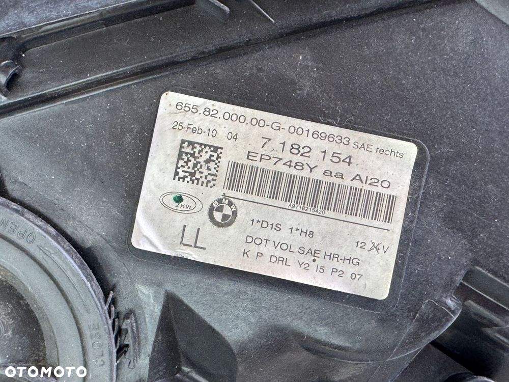 PRAWY BI XENON DYNAMIC BMW F01 F02 USA BDB - 6