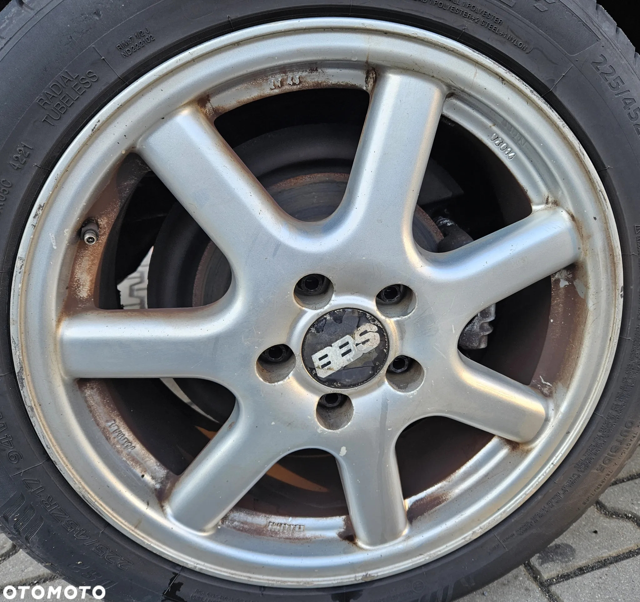 VW Golf 5 V  Plus  Jetta Passat Alufelgi 17 ET45 BBS VZ014 - 2