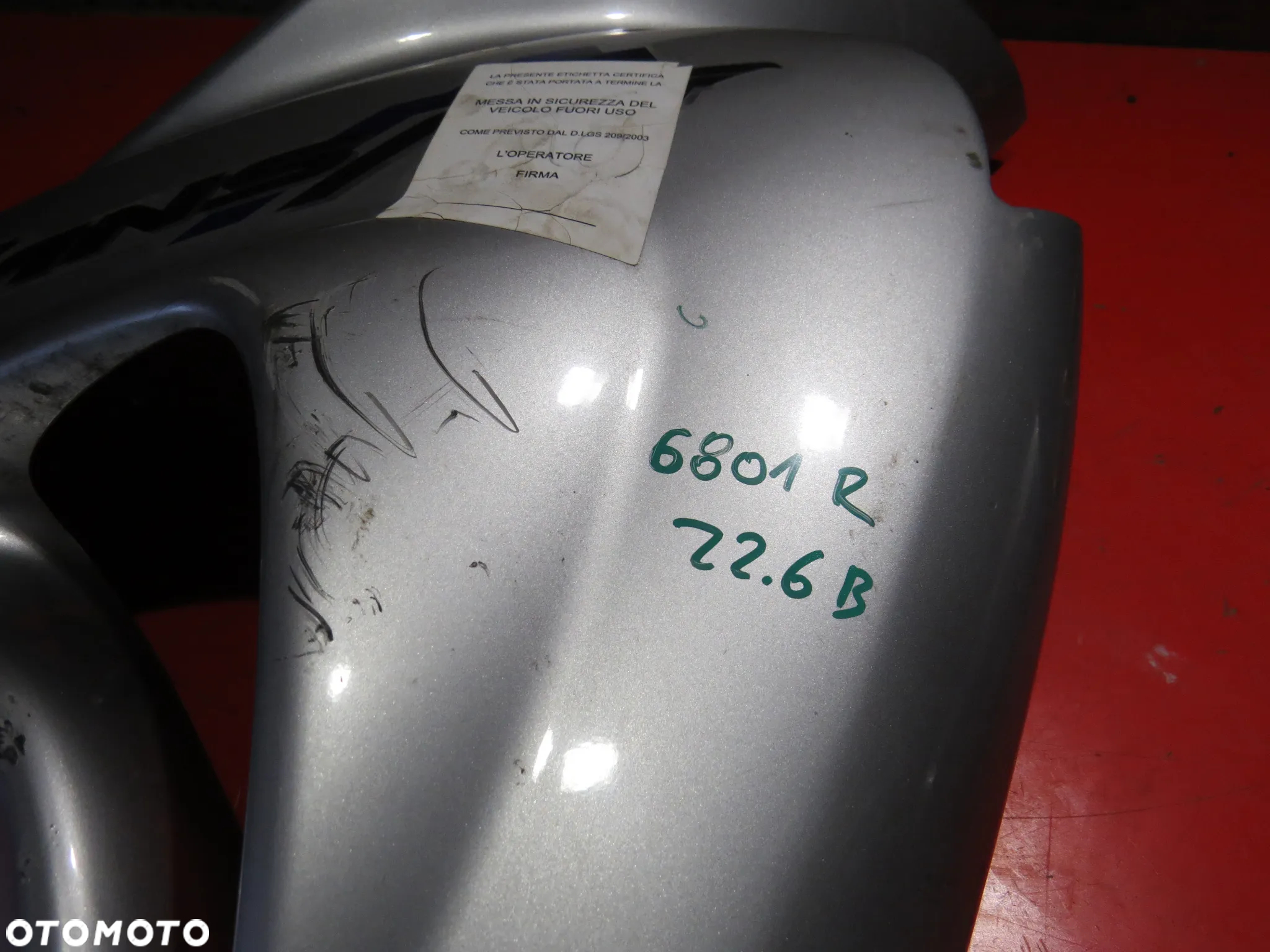 HONDA TRANSALP XL650V XL 650 BOK CZACHA OSŁONA owiewka prawa boczek przód - 5