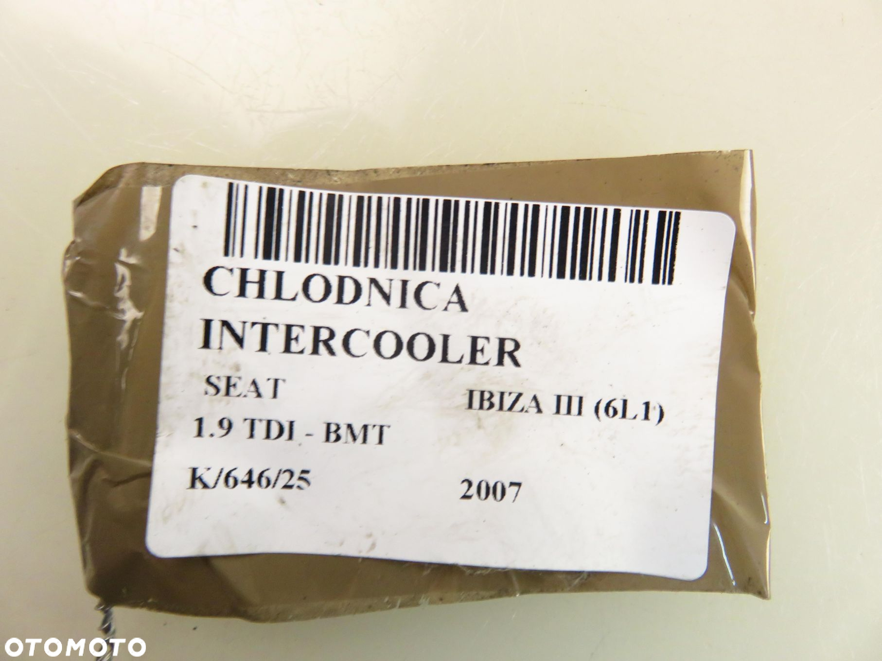 INTERCOOLER SEAT IBIZA III (6L1) 1.9 TDI - BMT 6Q0145804G - 11