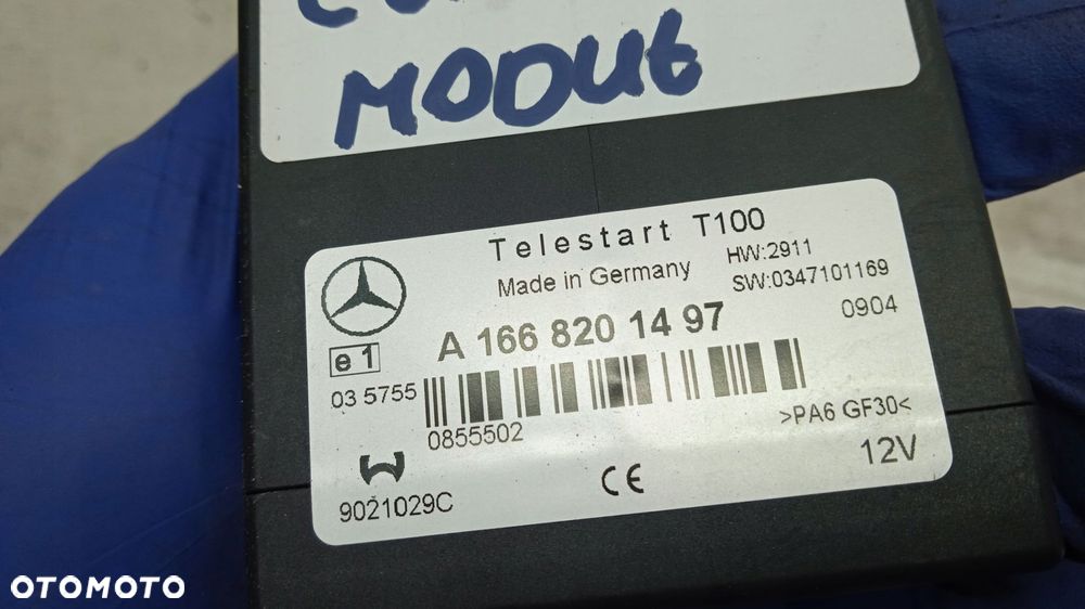 mercedes cla w117 13-17 moduł telestart t100 webasto - 4