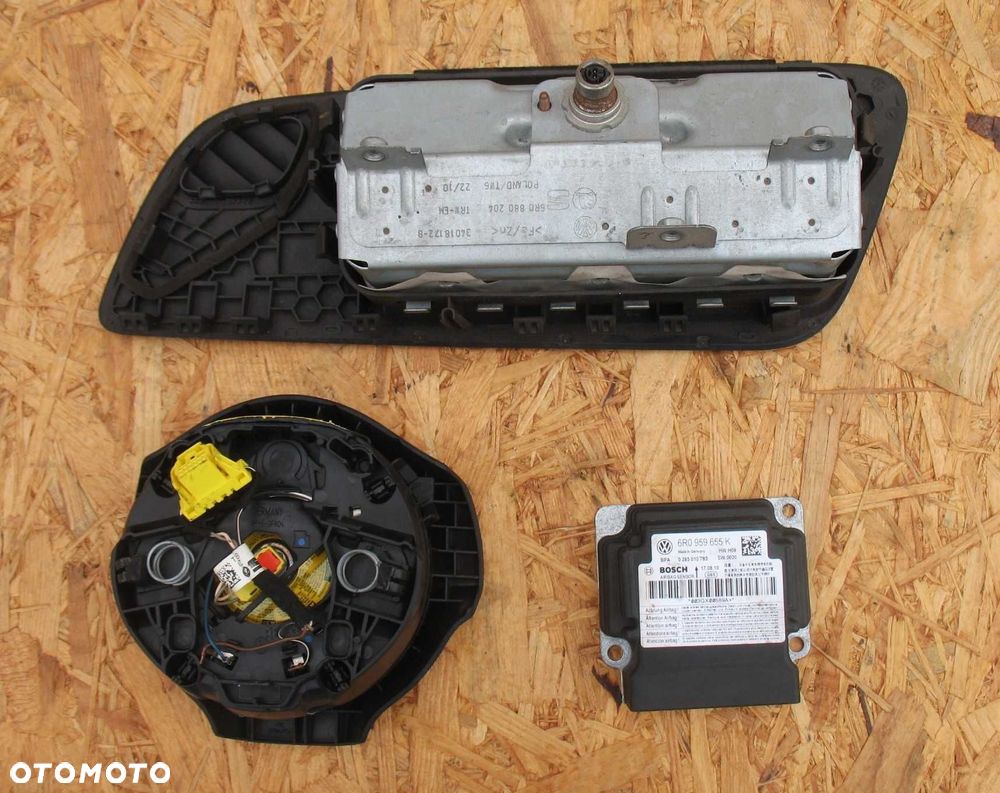 VW Polo 5 V 6R poduszki powietrzne Airbag komplet - 3