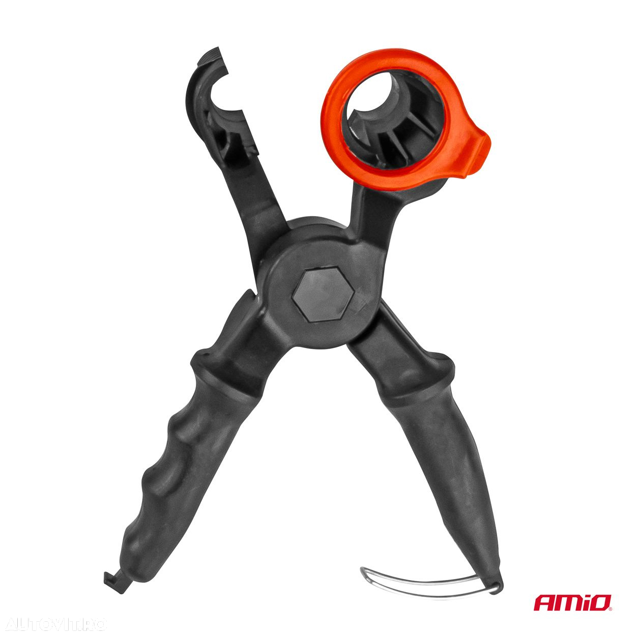 Palnie pentru ulei de motor cu suport, 125mm, Amio, 1 buc - 3