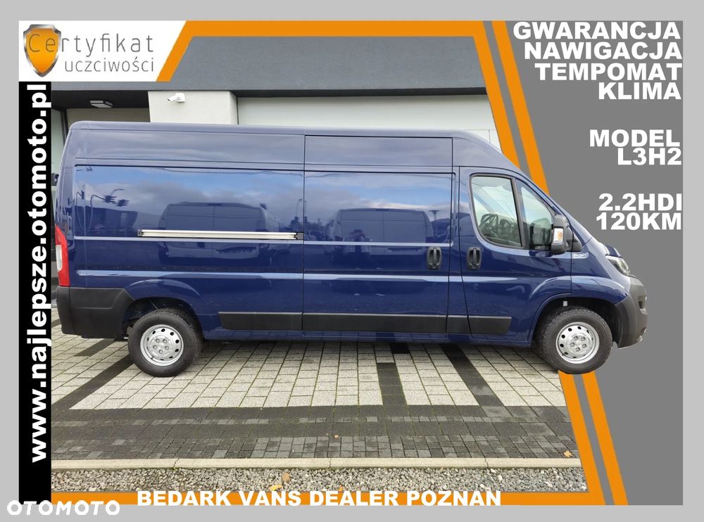 Citroën JUMPER, L3H2, nawigacja,  tempomat, klima,czujniki - 2