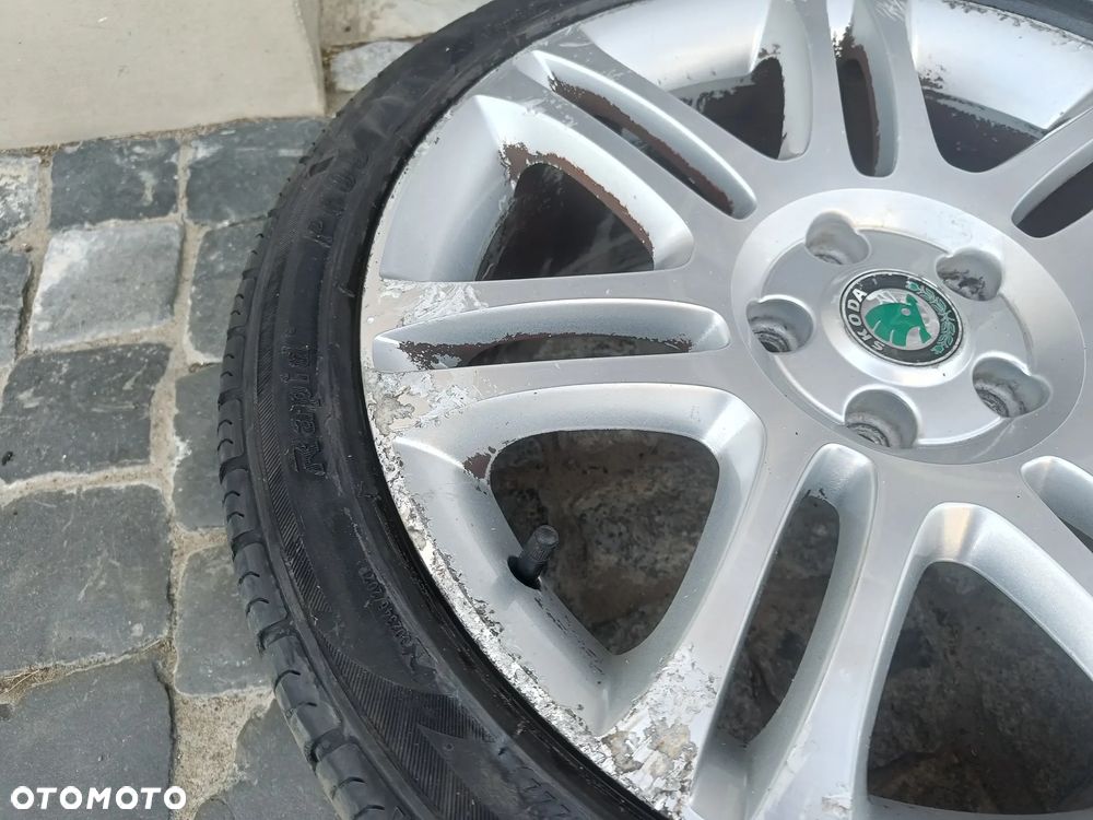 Felgi Aluminiowe 18 Skoda Superb 2 II 5x112 ET46 3T0601025E Koła Seat Audi VW 7,5J18H2 - 8