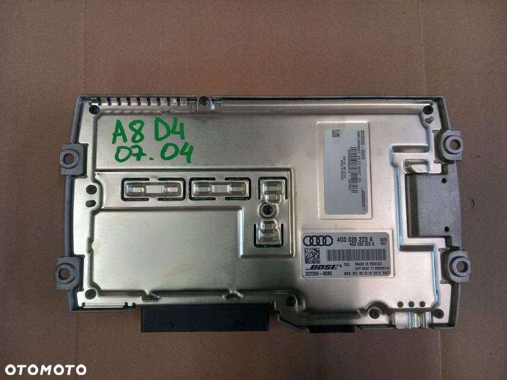 audi a8 d4 a6 c7 a7 wzmacniacz radia bose 4g0035223a - 14