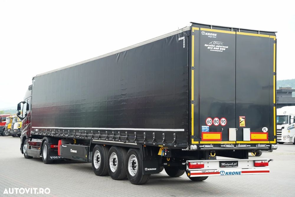 Volvo FH 460 / KIT / I-PARK COOL / ANVELOPE 100% / I-SAVE / + CORTINĂ KRONE / STANDARD / 2X AXE RIDICATIVE / ACOPERIȘ RIDICATIV / TRANSPORT PALEȚI - 6