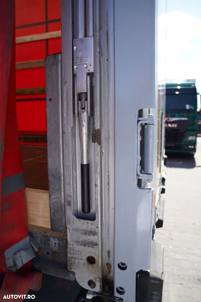 Schmitz Cargobull CORTINĂ / AXĂ RIDICATĂ / ACOPERIȘ RIDICAT / CONTENIER PENTRU PALEȚI - 14