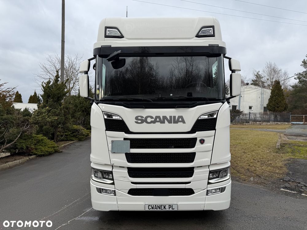 Scania R 500 *FULL LED* P+T PODUCHY* ALUSY* 315/70 NOWE MICHELIN* 2 BAKI* KLIMA POSTOJOWA* LODÓWKA* NAVI* NOWY TYP SILNIKA* Z Francji - 2