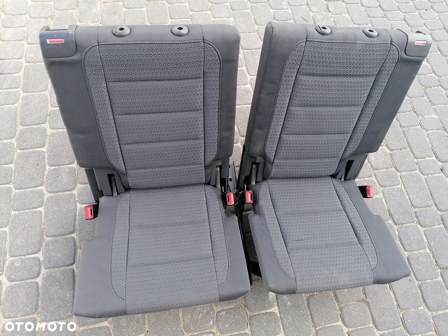 VW TOURAN FOTELE  FOTEL TYL TYLNE PRAWY LEWY POMORSKIE - 2