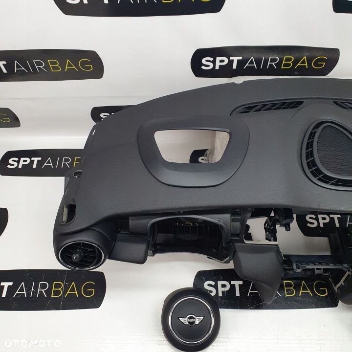 MINI COOPER F56 DESKA ROZDZIELCZA KONSOLA KOKPIT PULPIT PODUSZKI AIRBAG AIR BAG PASY KIT SET - 2