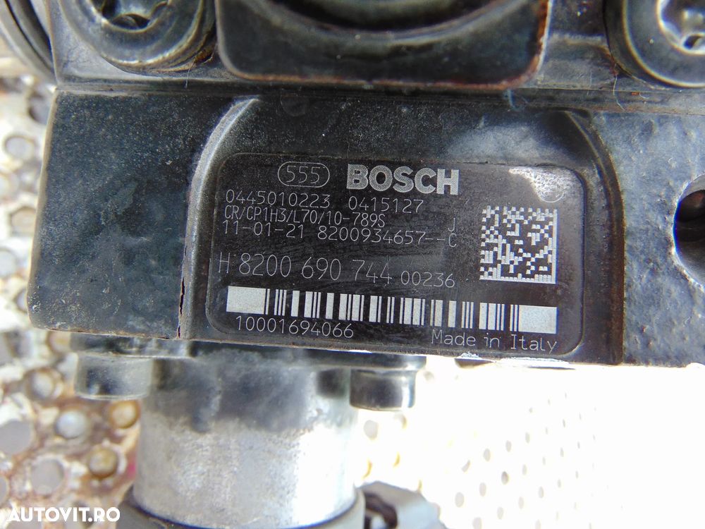 Pompa inalte Renault Latitude 2.0 Trafic Opel Vivaro cod 0445010223 Laguna 3 Nissan Qashqai X Trail Koleos - 6
