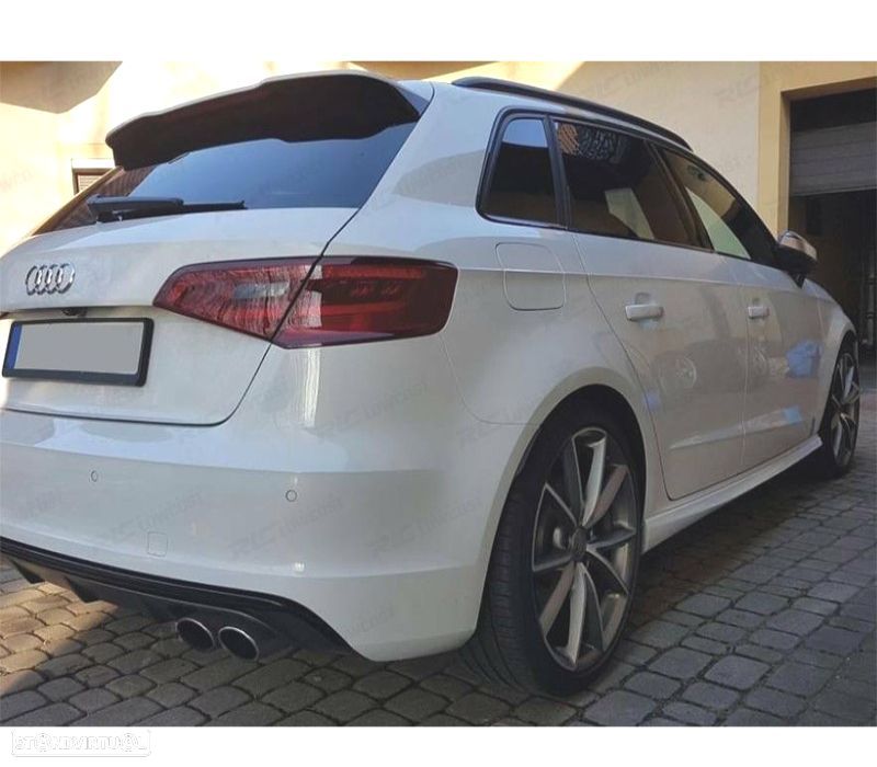 EMBALADEIRAS LATERAIS AUDI A3 8V SPORTBACK 12-16 LOOK S LINE - 2