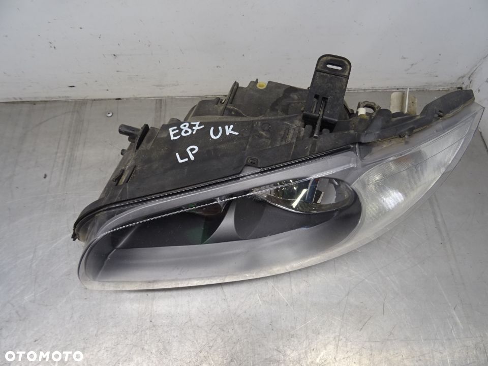 BMW E87 LIFT 07-11 2.0D REFLEKTOR LAMPA LEWY PRZÓD UK - 2