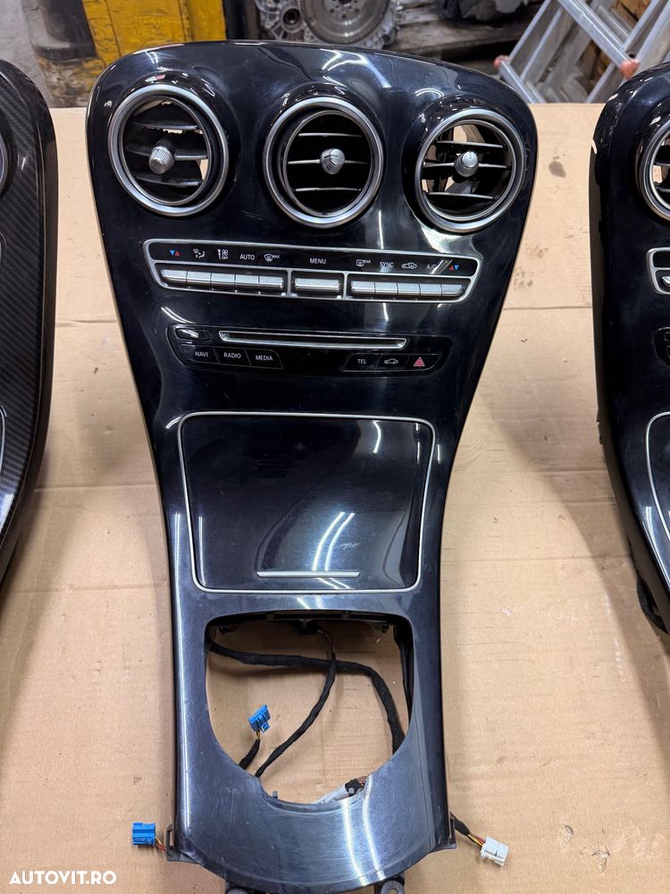 Panou clima central cu comenzi navigatie MERCEDES C-class W205, GLC X253, GLC Coupe C253 an 2014-2021 - 3