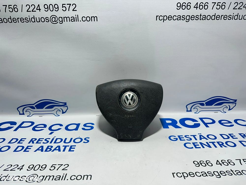 .Airbag Volante Condutor Guiador Original VW Volkswagen 5N0880201B 2003 - 2016 - 1