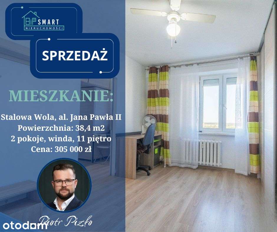 2 pokoje | winda | 38,4 m²| al. Jana Pawła II