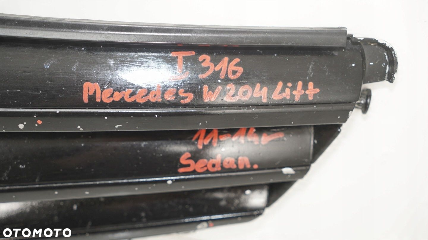 GRILL ATRAPA ZDERZAKA MERCEDES W204 LIFT 11-14R - 6
