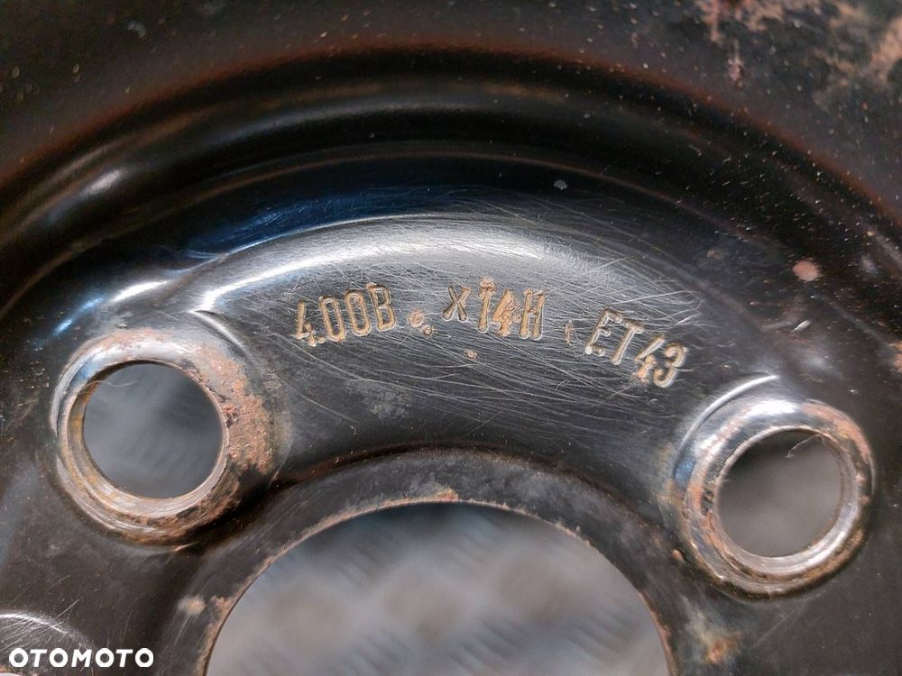 KOŁO DOJAZDOWE DOJAZDÓWKA FIAT PUNTO II A4471000 4×98 ET43 4J 135/80R14 - 5