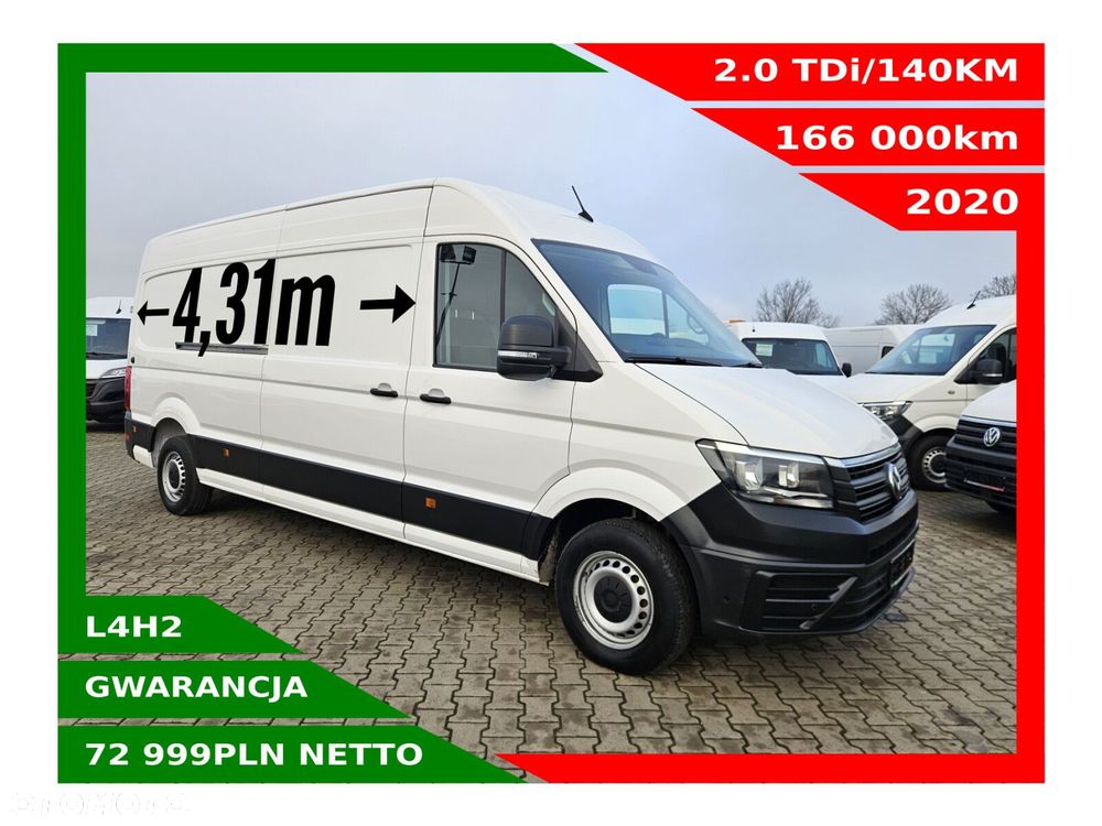 Volkswagen Crafter L4H2 *72999zł NETTO* 2.0TDi/140KM - 1