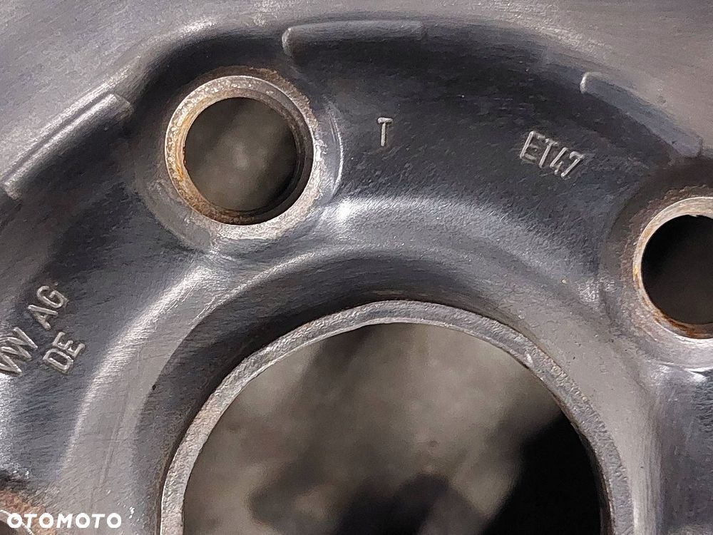 FELGA STALOWA 1 SZT 5x112 6Jx15 ET47 FI57,1 SKODA VW AUDI 1K0601027C - 4