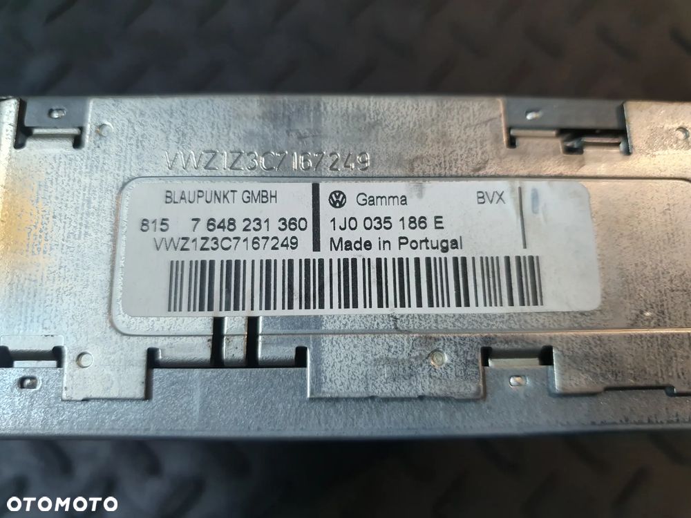 RADIOODTWARZACZ GAMMA 1J0035186E VW SHARAN I POSIADAM 2 SZT - 4