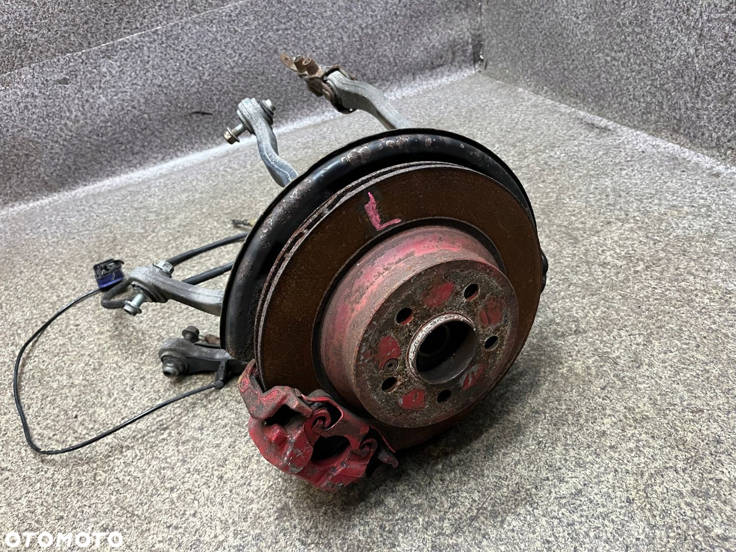 Zawieszenie zwrotnica wahacz zacisk tarcza lewy tyl Mercedes W211 3.2 CDI - 6