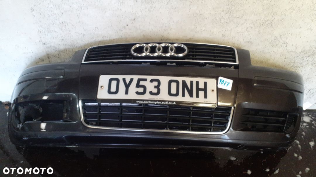 ^ ZDERZAK PRZÓD PRZEDNI AUDI A3 8P LZ7L SZARY GRAFIT - 1