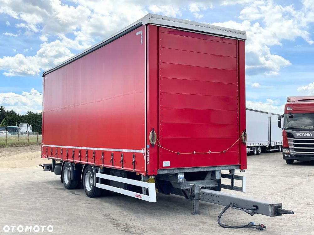 Wecon PRZYCZEPA TANDEM / 7,75 M / SUWANY PODNOSZONY DACH / SALON PL - 2