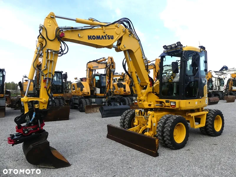 Komatsu PW98MR-8 ROTOTILT ZE SZCZYPCAMI / Z Niemiec // - 6