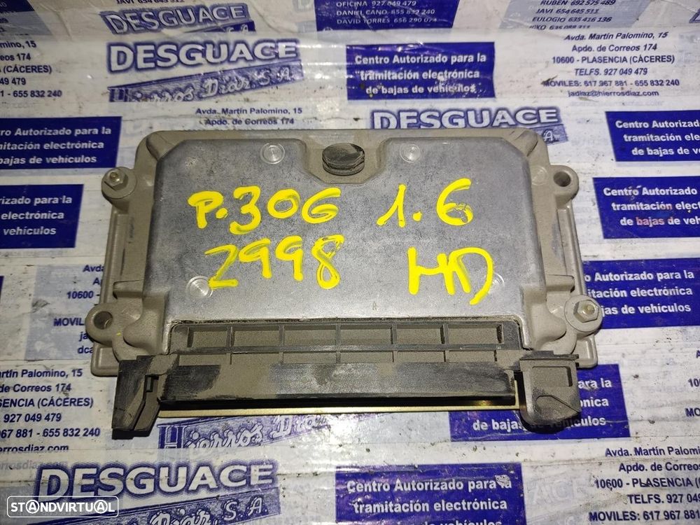 CENTRALINA MOTOR UCE PEUGEOT 306 1999 - 4